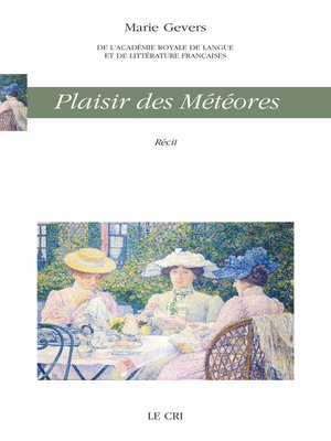 cover image of Plaisir des météores